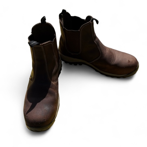 Dewalt Steel Toe Safety Work Boots Radial Brown Leather Excellent Men Size 11 - Picture 2 of 7